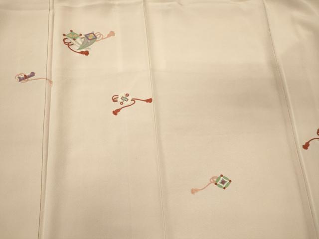 平和屋着物■中国三大刺繍 相良刺繍 総刺繍 色留袖 宝尽し 正絹 逸品 CABM0812oy