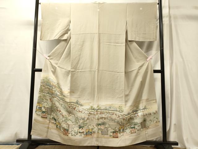 平和屋着物■豪華色留袖 人物風景文 暈し染め 金彩 ますいわ屋扱い 正絹 逸品 CABM0824oy