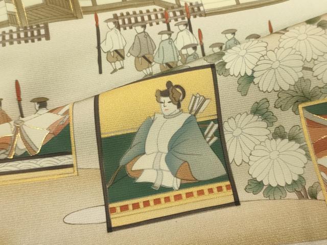 平和屋着物■豪華色留袖 人物風景文 暈し染め 金彩 ますいわ屋扱い 正絹 逸品 CABM0824oy