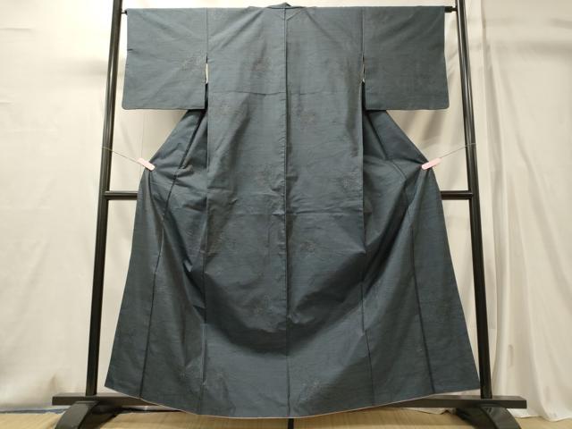 平和屋着物■本場大島紬 鏡裏文 正絹 逸品 CABM0837oy