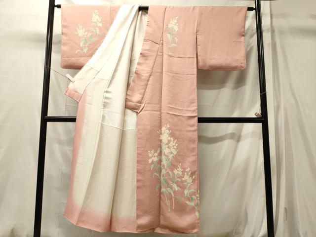 平和屋着物■訪問着 枝花文 正絹 逸品 CABM0849oy