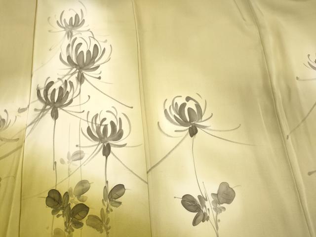 平和屋着物■訪問着 手描き 乱菊 暈し染め 正絹 逸品 CABM0899oy