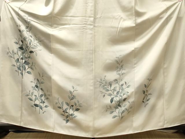 平和屋着物■訪問着 枝葉文 暈し染め 正絹 逸品 CABM0912oy