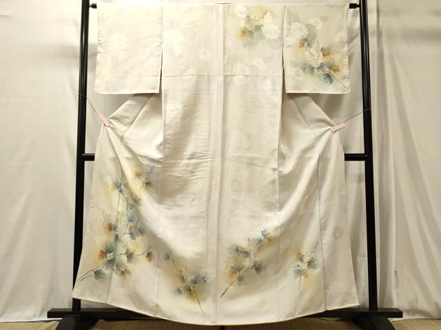平和屋着物■訪問着 蔦の葉文 暈し染め 金彩 正絹 逸品 CABM0918oy