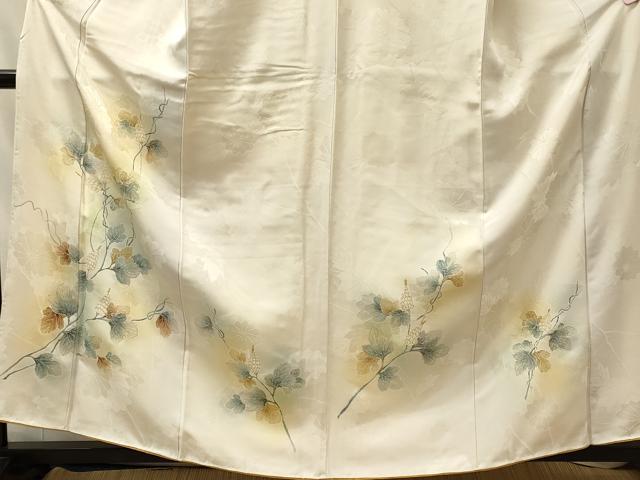 平和屋着物■訪問着 蔦の葉文 暈し染め 金彩 正絹 逸品 CABM0918oy