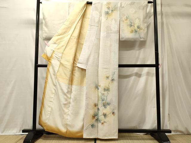 平和屋着物■訪問着 蔦の葉文 暈し染め 金彩 正絹 逸品 CABM0918oy