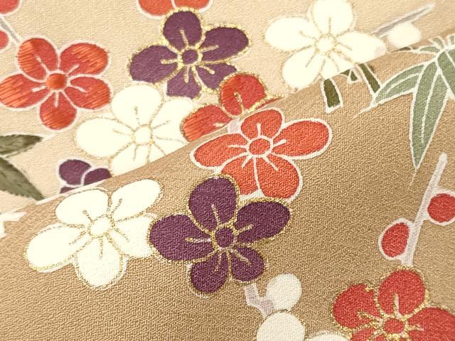 平和屋着物■訪問着 刺繍 松竹梅 金彩 正絹 逸品 未使用 CABM0939oy