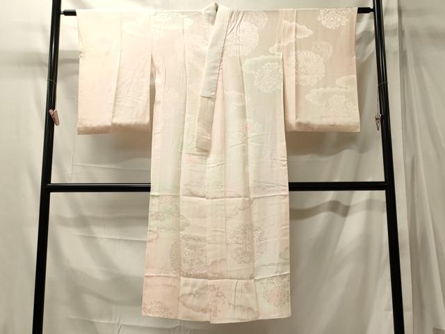 平和屋着物■長襦袢 無双仕立て 草花丸文 暈し染め 正絹 逸品 CABM0977oy
