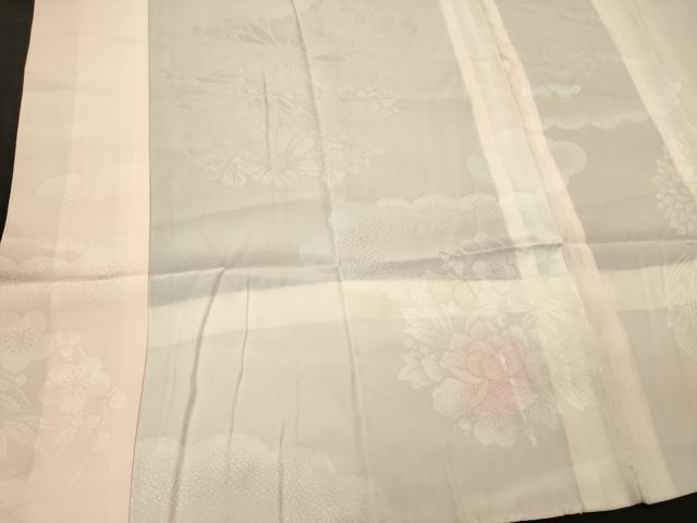 平和屋着物■長襦袢 無双仕立て 草花丸文 暈し染め 正絹 逸品 CABM0977oy