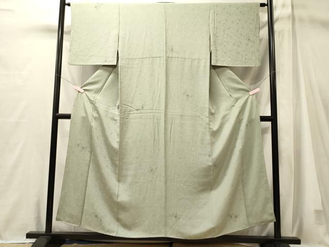 平和屋着物■上質な小紋 花唐草文 正絹 逸品 CABM1029oy