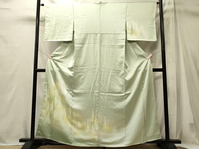 平和屋着物■訪問着 樹林文 暈し染め 正絹 逸品 CABM1030oy