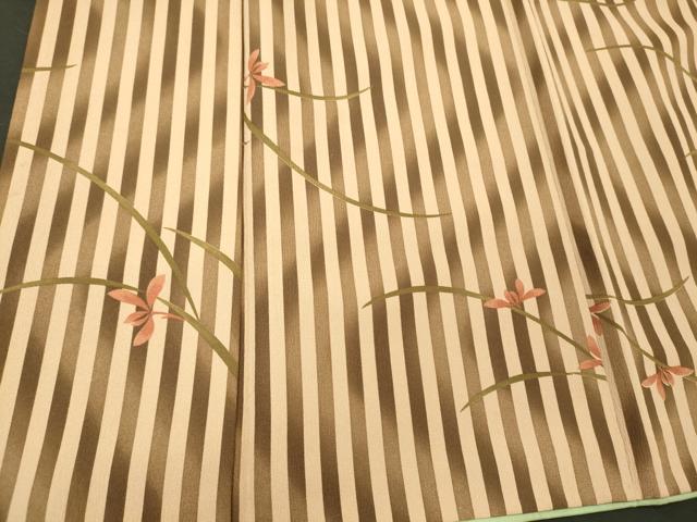 平和屋着物■小紋 草花間道 暈し染め 胴抜き仕立て 洗える着物 CABM1056oy