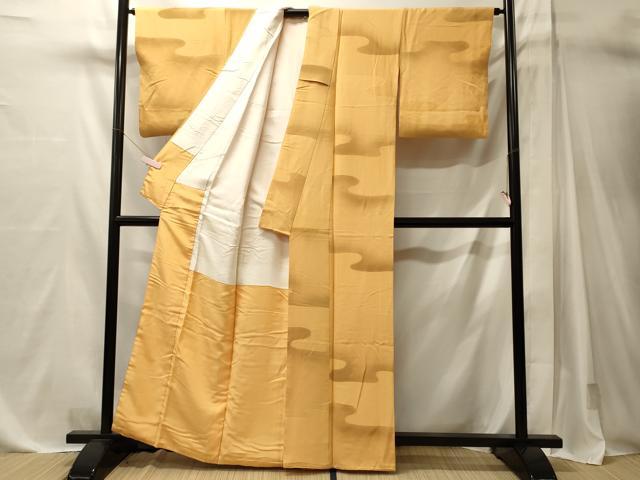 平和屋着物■上質な小紋 霞文 暈し染め 正絹 逸品 CABM1120oy