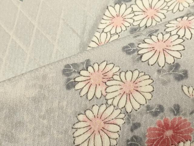 平和屋着物■上質な小紋 草花文 暈し染め 正絹 逸品 未使用 CABM1129oy