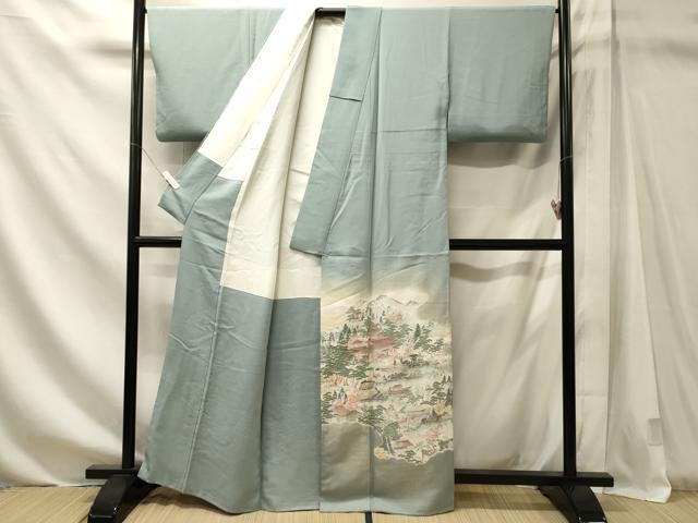 平和屋着物■豪華色留袖 寿光織 伊勢物語 暈し染め 金糸 正絹 逸品 CABM1160oy