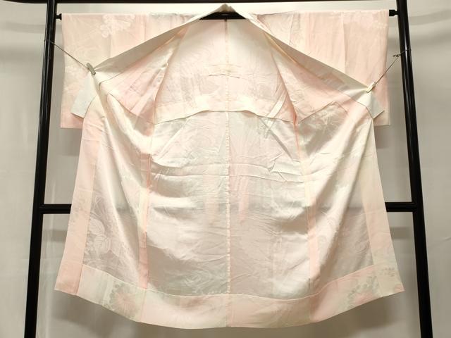 平和屋着物■長襦袢 無双仕立て 菊流水桐文 暈し染め 正絹 逸品 CABM1230ev