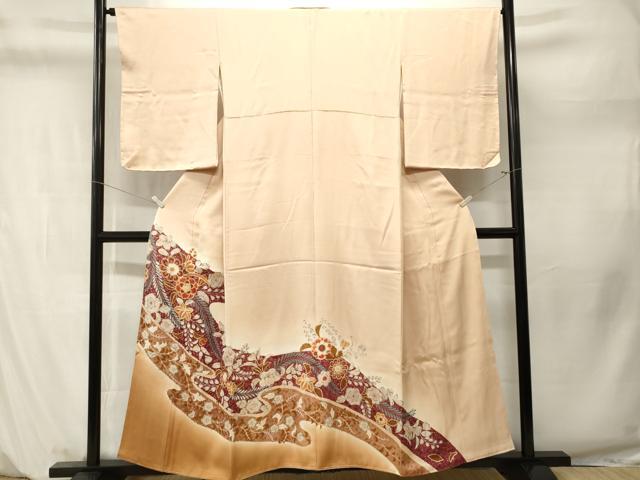 平和屋着物■豪華色留袖 辻が花 暈し染め 金彩 正絹 逸品 CABM1258ev