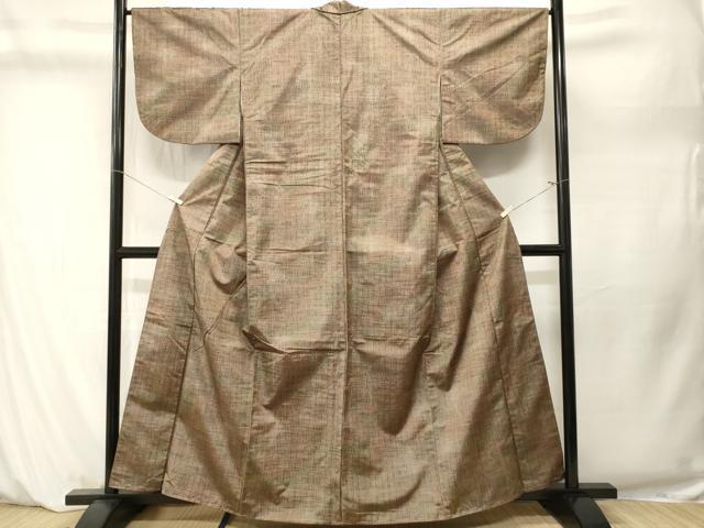 平和屋着物■上質な紬 霞文 立涌文 正絹 逸品 CABM1267ev