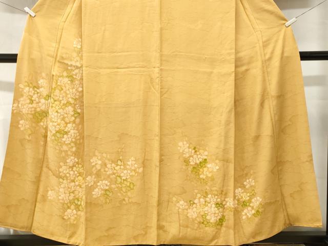 平和屋着物■訪問着 草花文 正絹 逸品 CABM1291ev