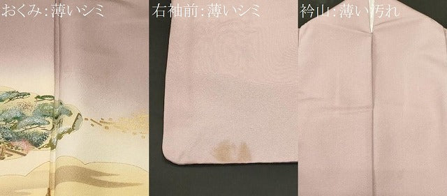 平和屋着物■豪華色留袖 風景文 暈し染め 正絹 逸品 CABM1298ev