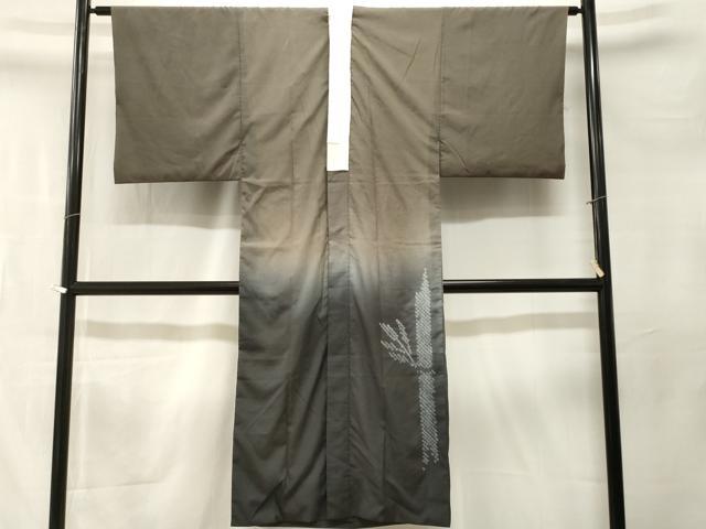 平和屋着物■男性 長襦袢 袷 鹿の子笹竹文 暈し染め 洗える着物 CABM1333ev