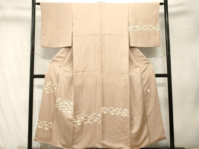 平和屋着物■訪問着 横段草花文 金彩 正絹 逸品 CABM1352ev