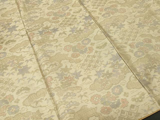 平和屋着物■本場大島紬 7マルキ 松竹梅吉祥文 正絹 逸品 CABM1356ev