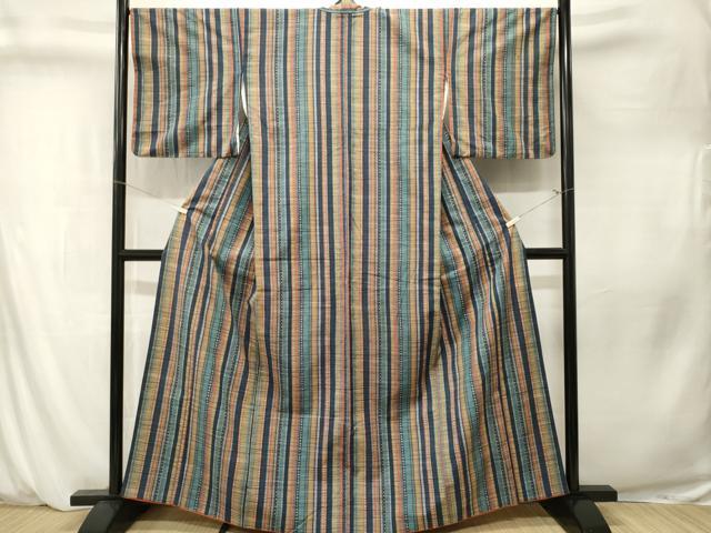 平和屋着物■上質な紬 花間道 正絹 逸品 CABM1368ev