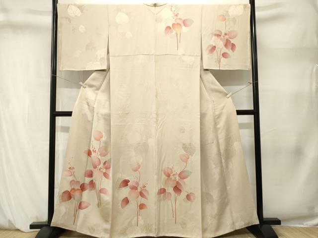 平和屋着物■訪問着 草花文 暈し染め 正絹 逸品 CABM1457ev