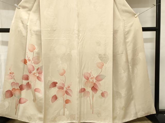 平和屋着物■訪問着 草花文 暈し染め 正絹 逸品 CABM1457ev