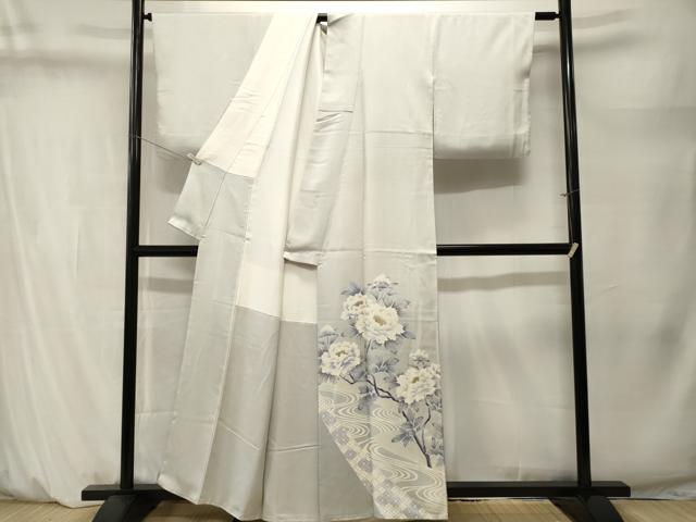 平和屋着物■豪華色留袖 流水枝花文 暈し染め 金彩 正絹 逸品 CABM1477ev