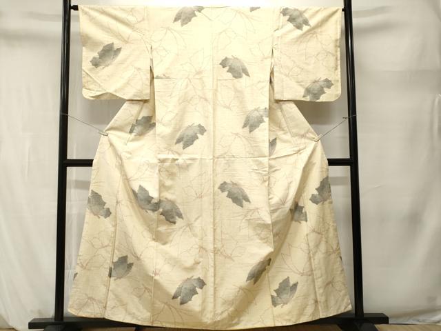 平和屋着物■上質な紬 舞蝶文 正絹 逸品 CABM1480ev