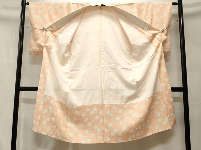 平和屋着物■長襦袢 袷 枝花文 正絹 逸品 CABM1503ev