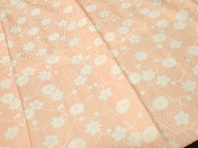 平和屋着物■長襦袢 袷 枝花文 正絹 逸品 CABM1503ev