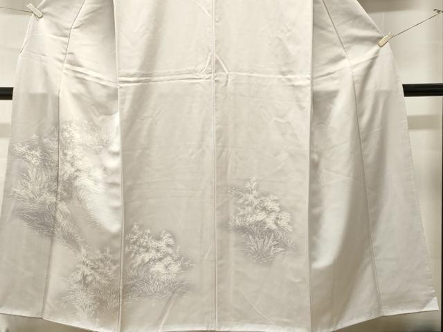 平和屋着物■訪問着 刺繍 流水枝松文 暈し染め 正絹 逸品 CABM1514ev