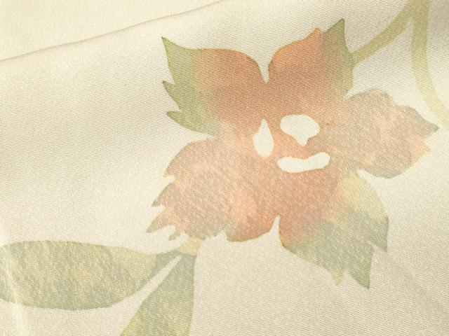 平和屋着物■上質な小紋 枝花文 正絹 逸品 CABM1566ev