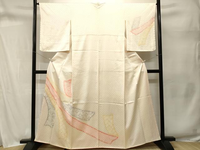 平和屋着物■訪問着 絞り 熨斗吉祥文 ますいわ屋扱い 正絹 逸品 CABM1667ev