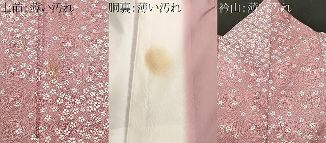 平和屋着物■小紋 舞花文 洗える着物 CABM1683ev