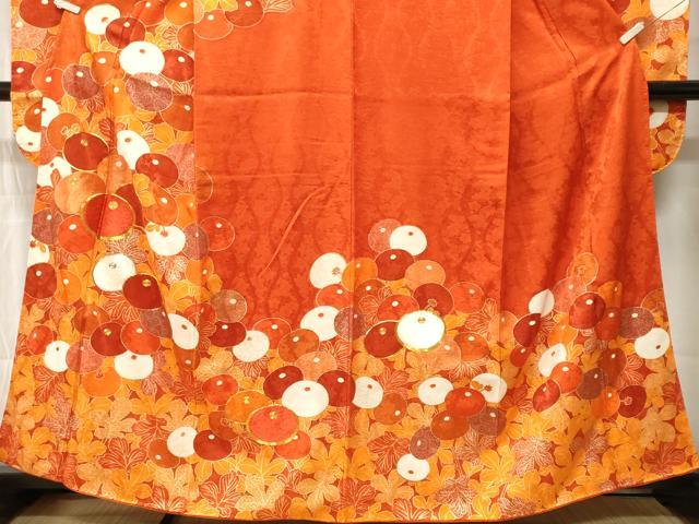 平和屋着物■豪華振袖 駒刺繍 万寿菊 金彩 正絹 逸品 CABM1759ev