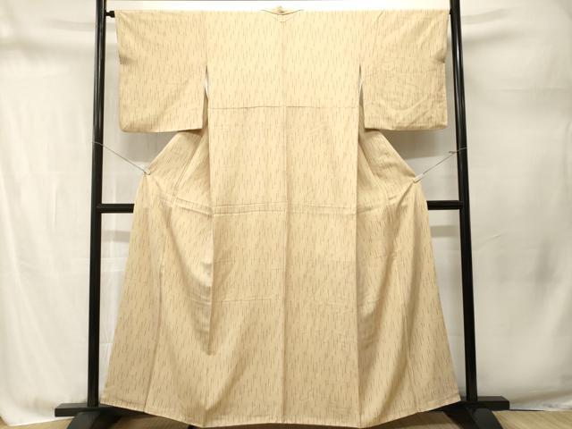 平和屋着物■江戸小紋 雨縞 正絹 逸品 CABM1766ev