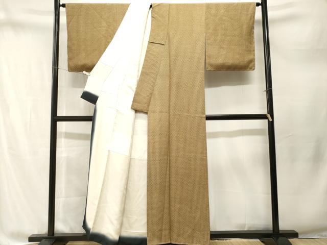 平和屋着物■江戸小紋 花菱文 正絹 逸品 CABM1786ev