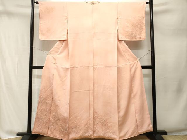 平和屋着物■訪問着 芒文 暈し染め 正絹 逸品 CABM1787ev