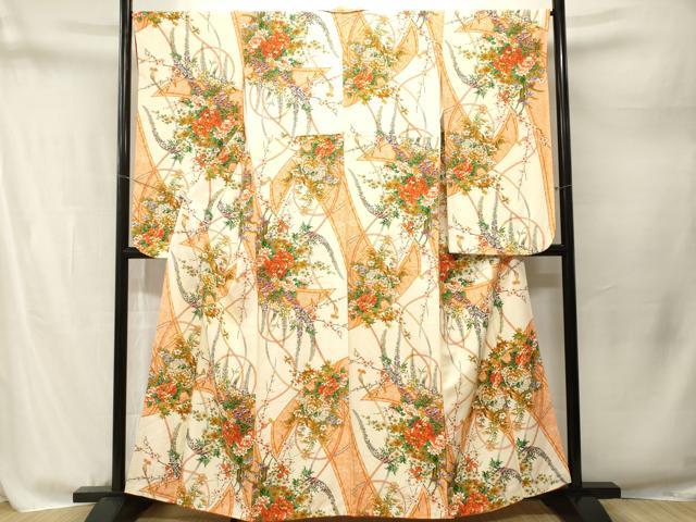 平和屋着物■豪華振袖 乱菊 藤花房 草花文 正絹 逸品 CABM1792ev