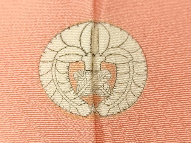 平和屋着物■上質な色無地 赤香色 正絹 逸品 CABM1809ev