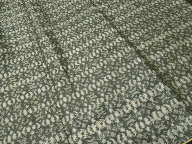 平和屋着物■上質な紬 抽象文様 正絹 逸品 CABM1825ev