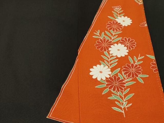 平和屋着物■豪華黒留袖 駒刺繍 松花唐草文 金彩 正絹 逸品 CABM1827ev