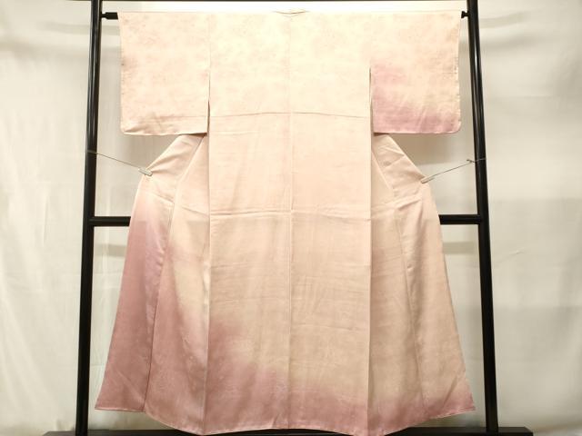平和屋着物■訪問着 霞松葉地紋 暈し染め 正絹 逸品 CABM1837ev