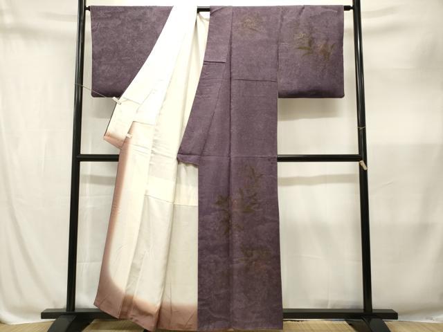 平和屋着物■訪問着 カトレア 風景地紋 金彩 正絹 逸品 CABM1841ev