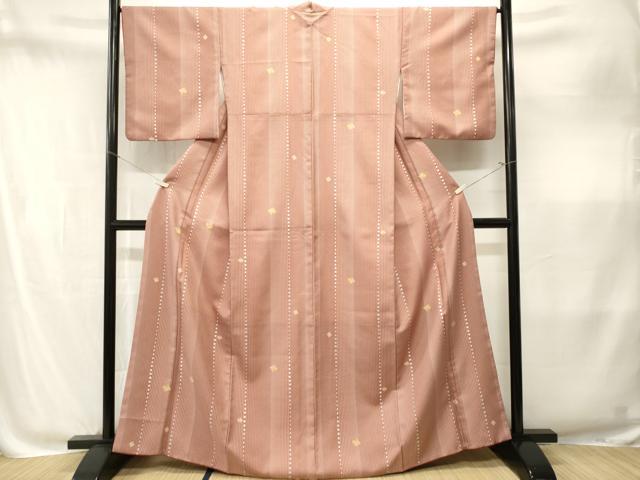 平和屋着物■小紋 破れ色紙花間道 洗える着物 CABM1883ev