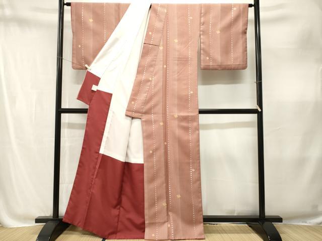 平和屋着物■小紋 破れ色紙花間道 洗える着物 CABM1883ev
